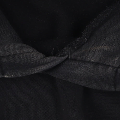 Zara Black Unisex Pullover Hoodie Size 12