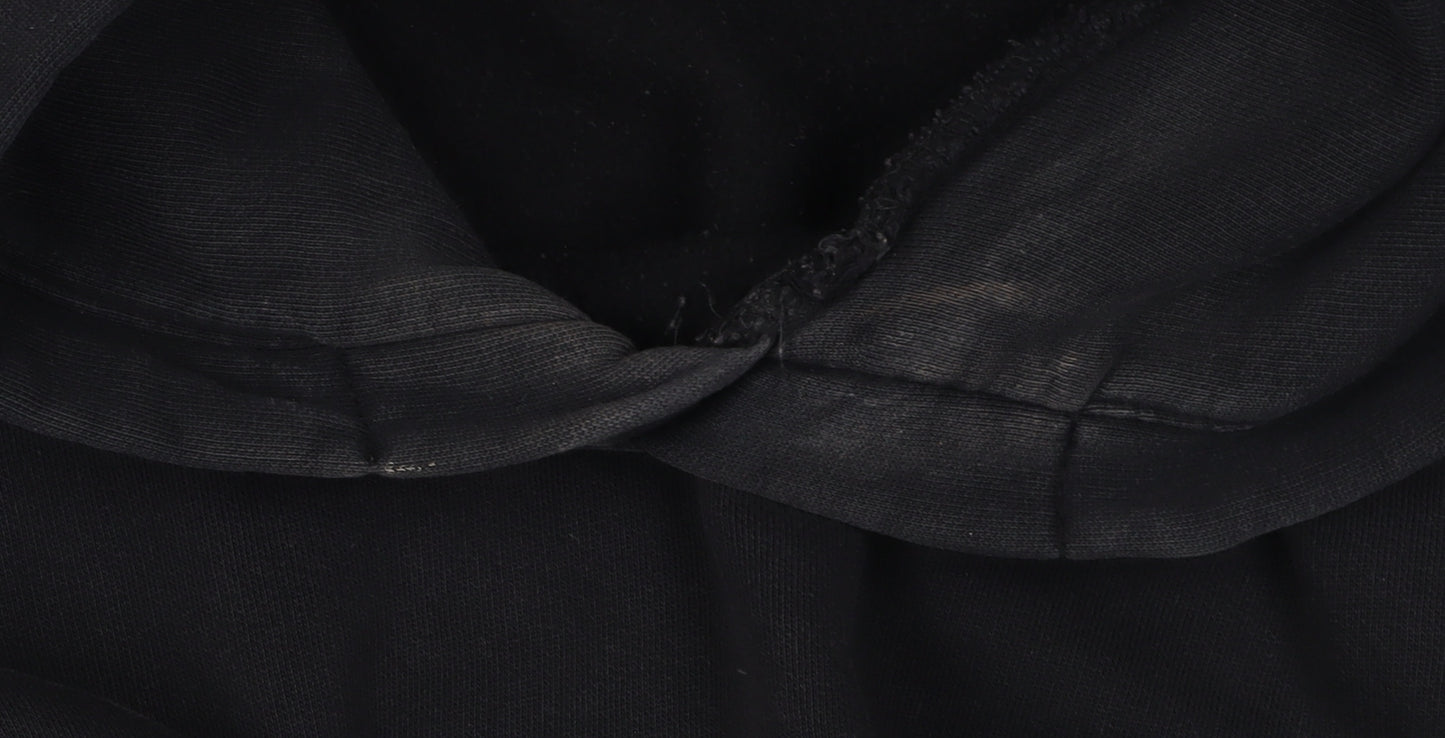 Zara Black Unisex Pullover Hoodie Size 12