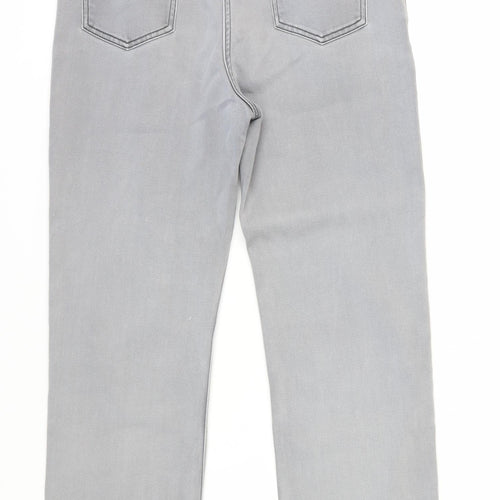 Marks and Spencer Women's Grey Straight Jeans Size 12