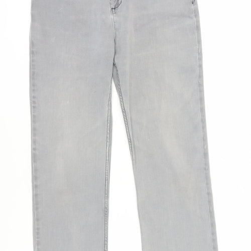 Marks and Spencer Women's Grey Straight Jeans Size 12