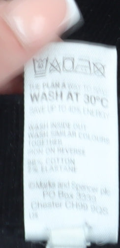 Marks and Spencer Women's Black Trousers, Size 12