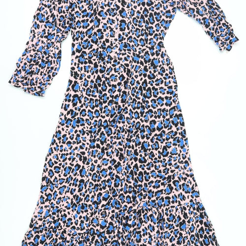 Marks and Spencer Women's Multicoloured Midi Shirt Dress