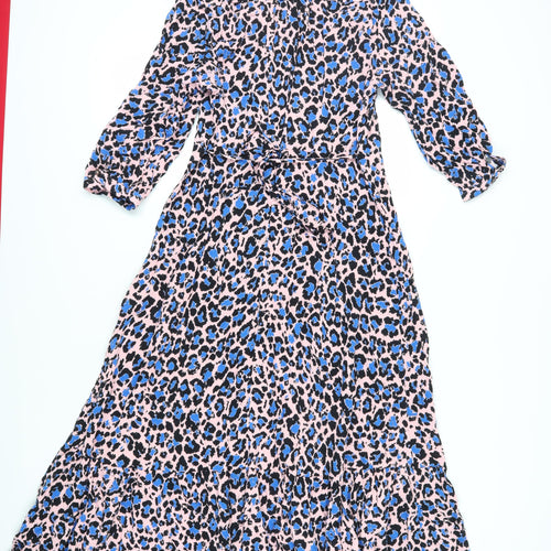 Marks and Spencer Women's Multicoloured Midi Shirt Dress