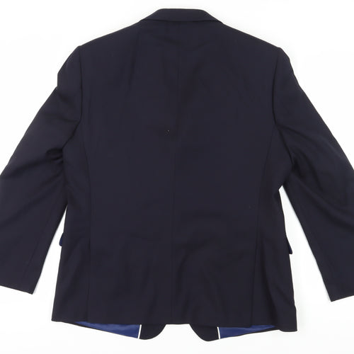 Marks & Spencer Men's Blue Wool Blazer 42 Short