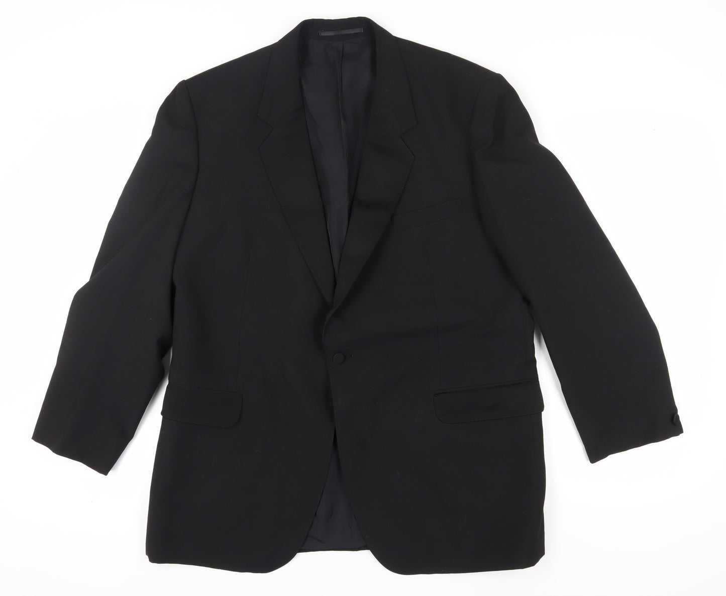 House of Fraser Men's Black Tuxedo Blazer, Size 46R, Classic Style