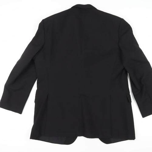 House of Fraser Men's Black Tuxedo Blazer, Size 46R, Classic Style
