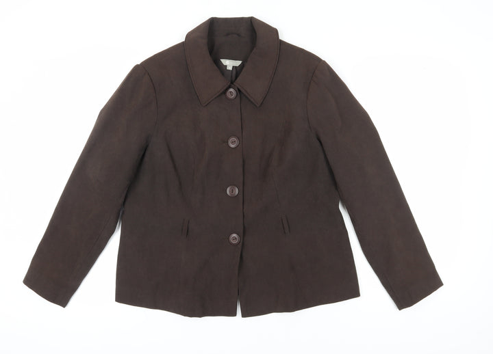 Mia Moda Women's Brown Blazer Jacket Size 18