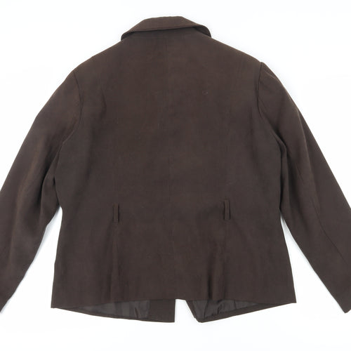 Mia Moda Women's Brown Blazer Jacket Size 18