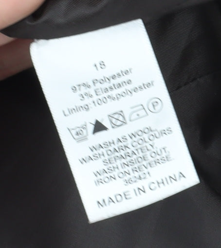 Mia Moda Women's Brown Blazer Jacket Size 18