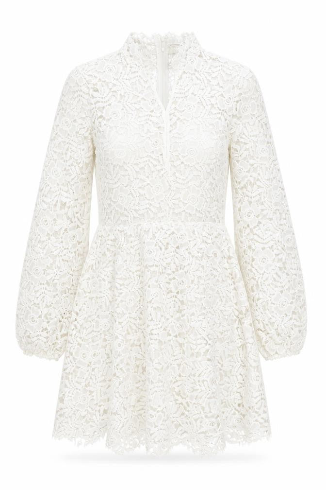 Missguided Women’s White Lace Dress Size 8