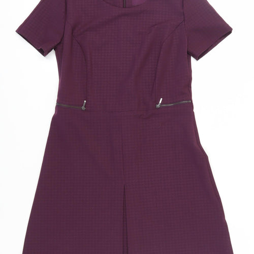 Next Womens Purple Sheath Dress Size 10