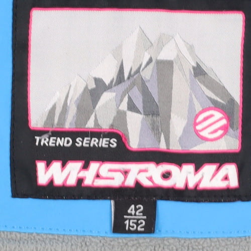 WHSTROMA Boys Blue Ski Jacket Waterproof 14
