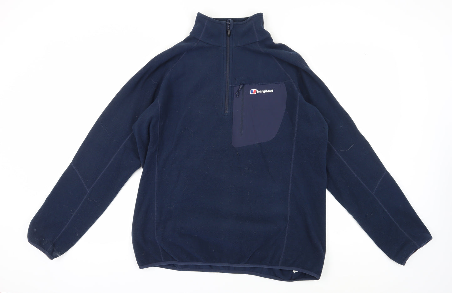 Berghaus Men's Navy Blue XL Fleece Pullover Sweatshirt