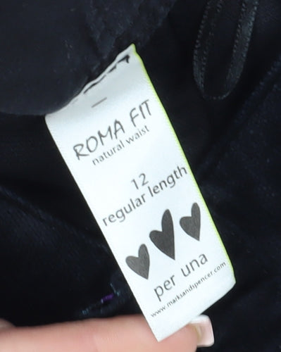 Marks and Spencer Women's Black Trousers Size 12