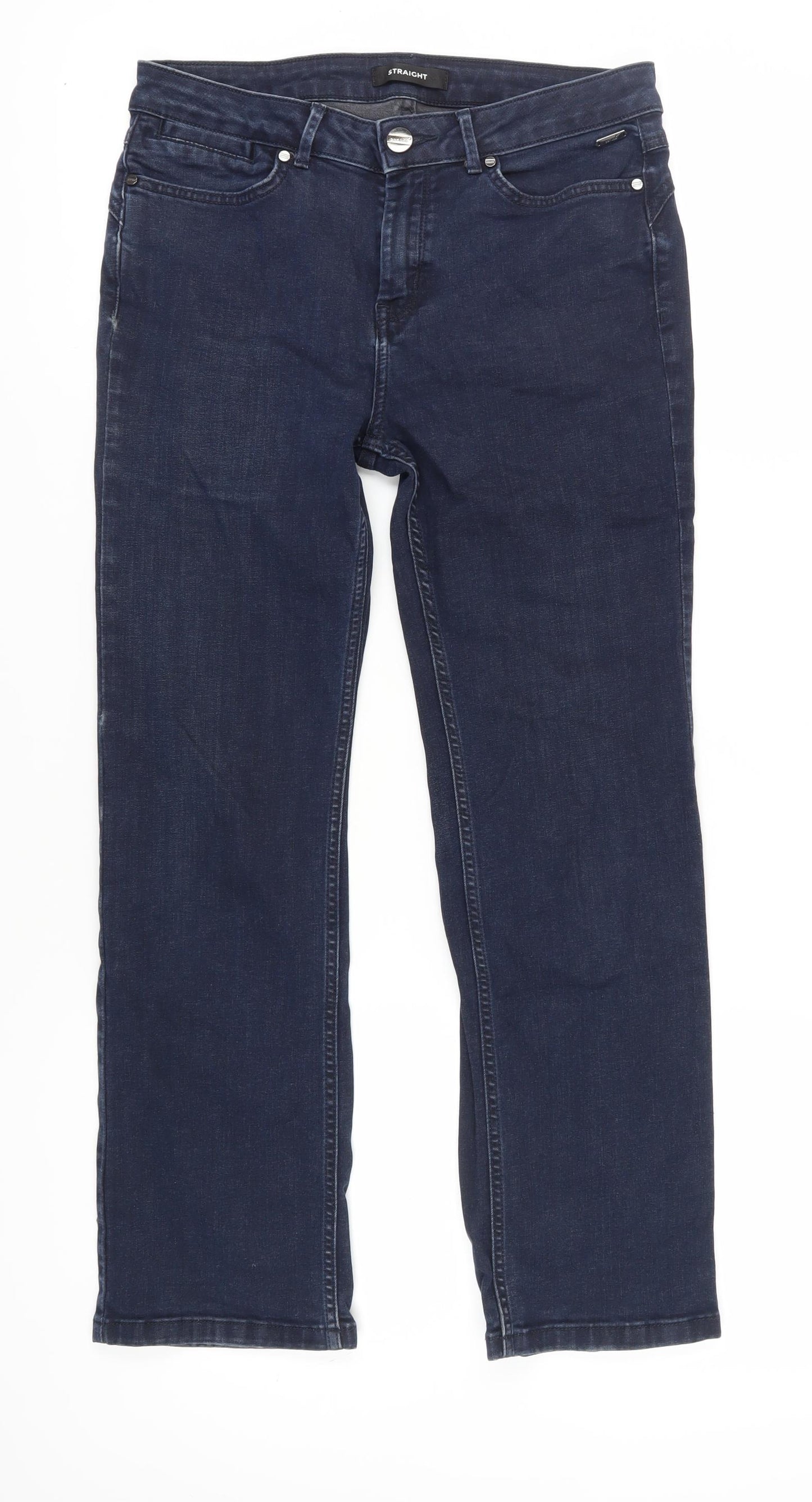 Marks and Spencer Women's Blue Straight Jeans Size 12