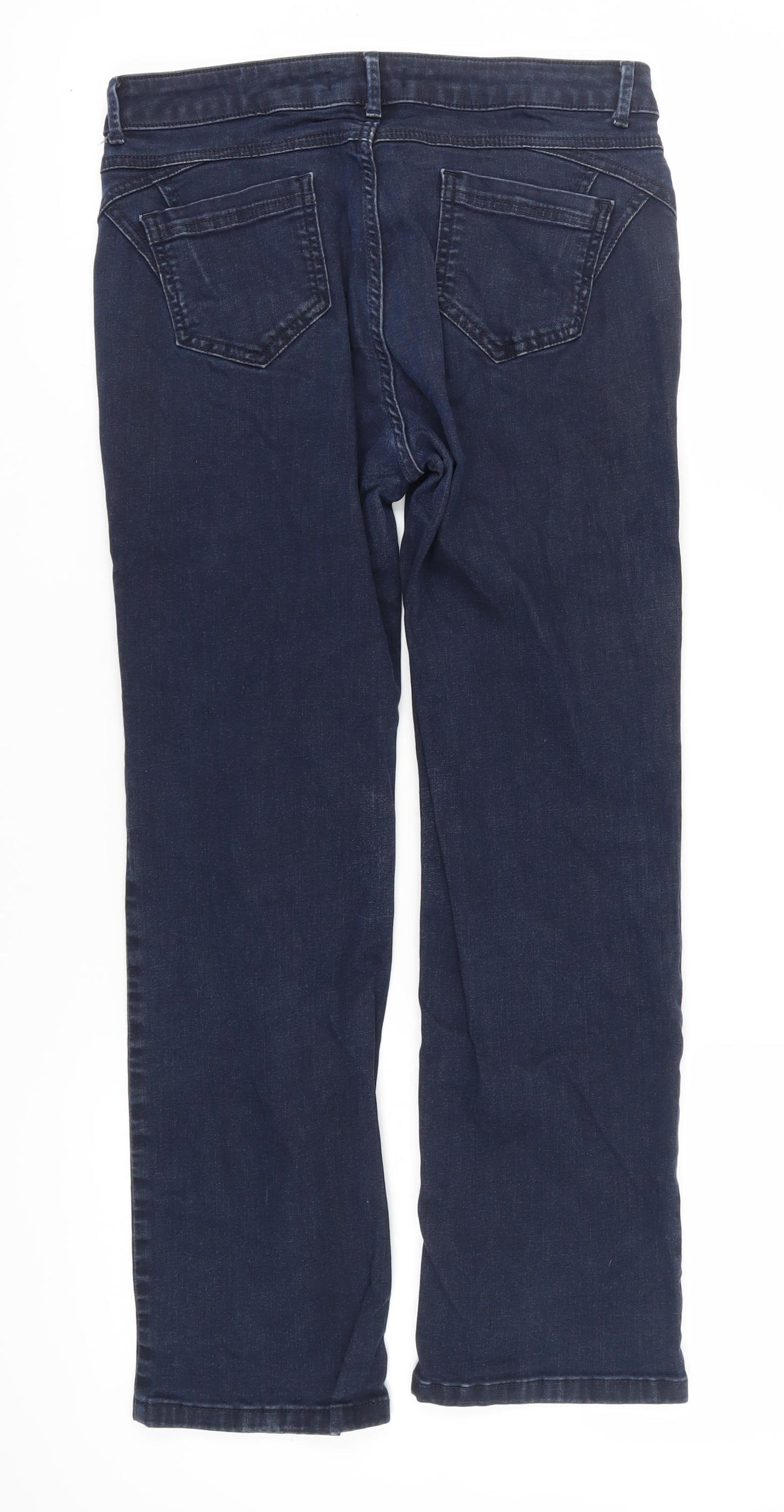 Marks and Spencer Women's Blue Straight Jeans Size 12
