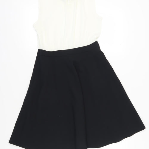 Dorothy Perkins Women's Black/White Shift Dress Size 10