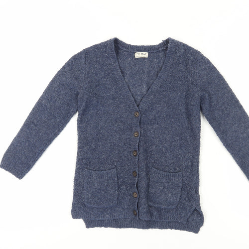 Next Blue Cardigan for Girls, Size 7, Winter Warmth
