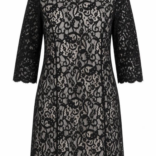 H&M Women's Black Lace Sheath Dress, Size 8, Party/Cocktail