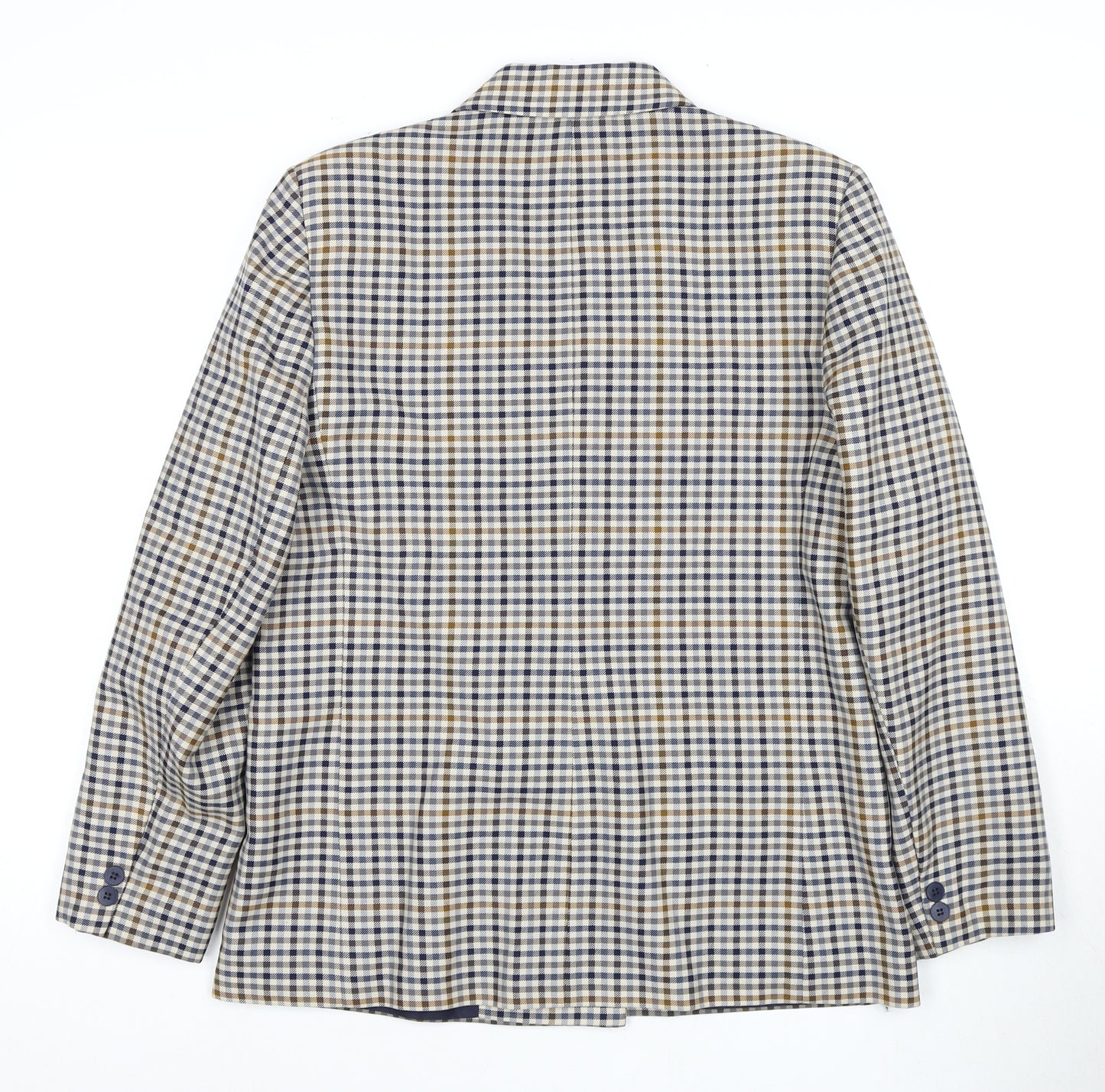 St Michael Women's Multicoloured Wool Blazer, Size 14