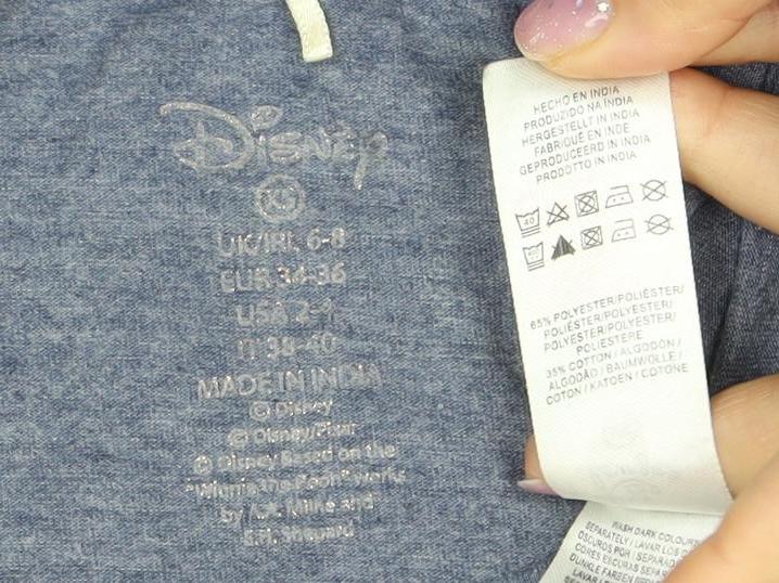 Disney Women's Blue Tinkerbell Nightshirt Size 8