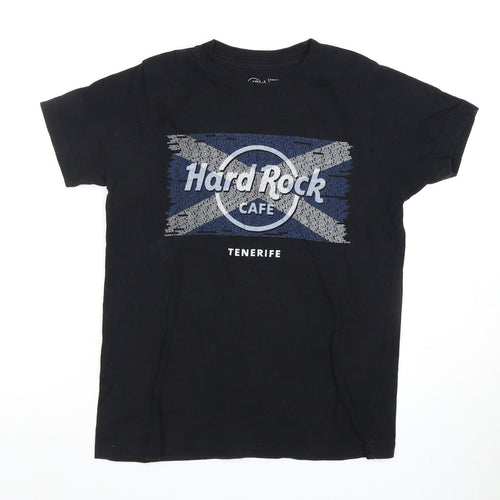 Hard Rock Black T-Shirt Unisex Adults Small