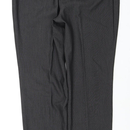 Next Women's Black Trousers - Size 14, Mid-Rise