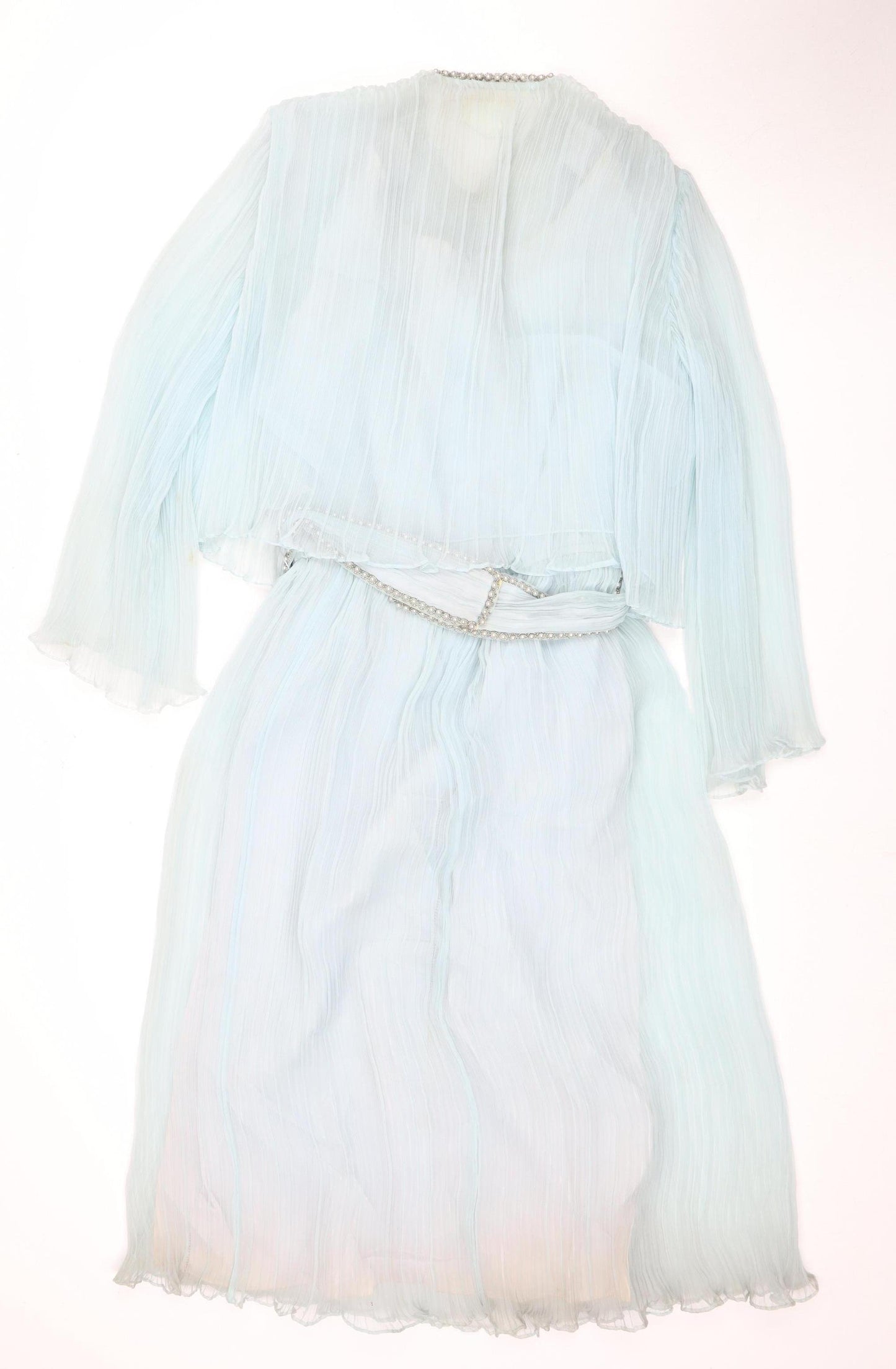 Jack Bryan Women's Blue Beaded Party Dress Size 14