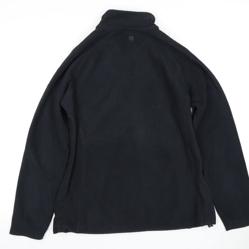 Mountain Warehouse Women's Black Fleece Jacket Size 12