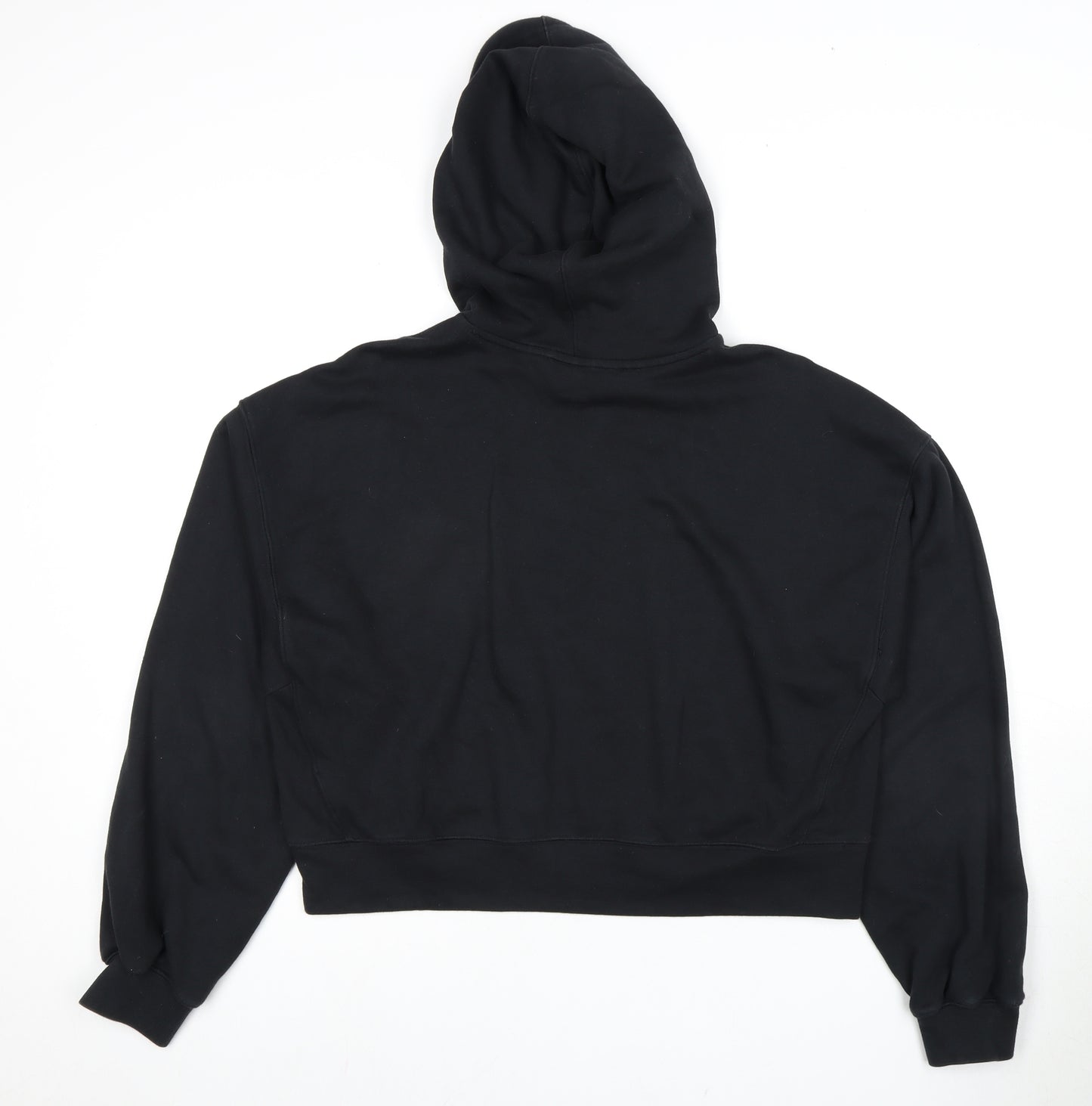 Adidas Women's Black Pullover Hoodie, Size 14, Regular Fit