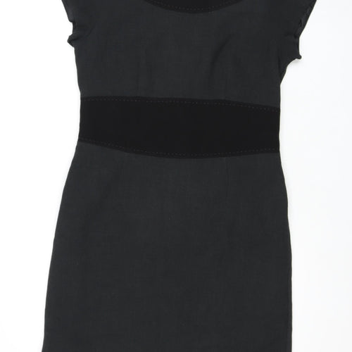 Laura Ashley Women's Black Short Sleeve Dress Size 12