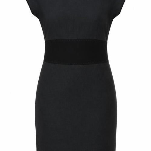 Laura Ashley Women's Black Short Sleeve Dress Size 12
