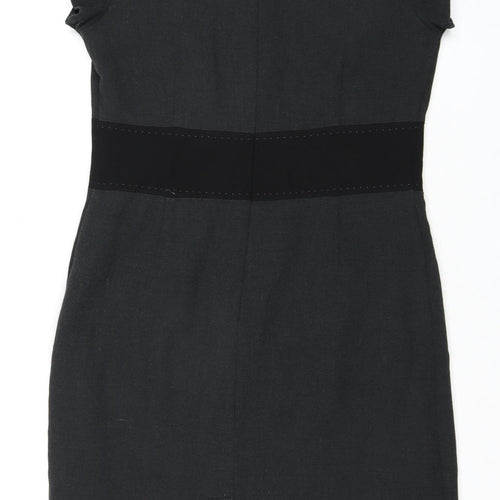 Laura Ashley Women's Black Short Sleeve Dress Size 12