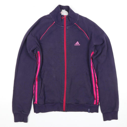 Adidas Girls Purple Full Zip Hoodie - 13-14 Years