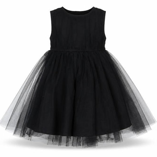 Next Girls Black Ball Gown Dress 3 Years Sleeveless Party