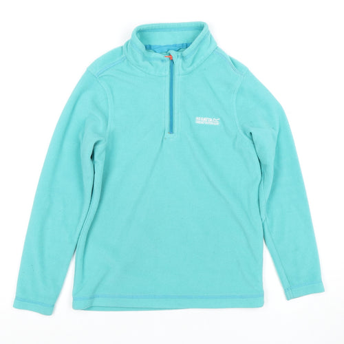 Regatta Girls' Blue Fleece Pullover Sweatshirt 9-10 Years