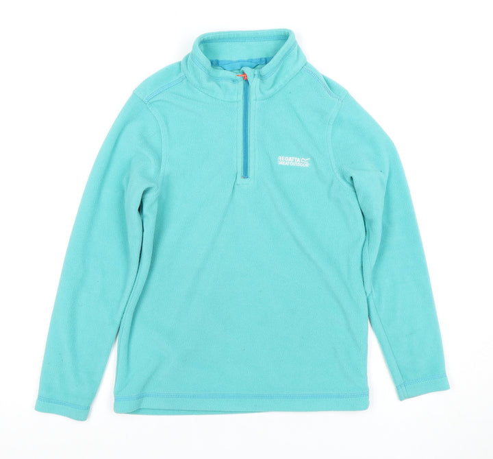 Regatta Girls' Blue Fleece Pullover Sweatshirt 9-10 Years