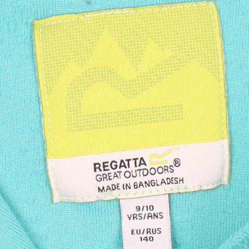 Regatta Girls' Blue Fleece Pullover Sweatshirt 9-10 Years