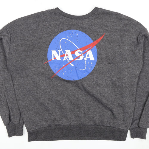 NASA Unisex Grey Logo Sweatshirt L