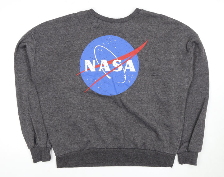 NASA Unisex Grey Logo Sweatshirt L