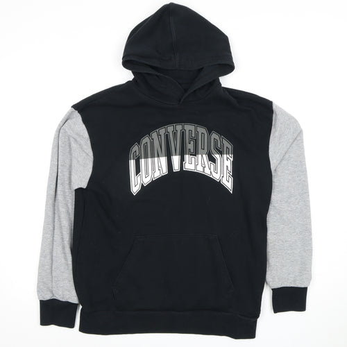 Converse Boys Black Pullover Hoodie XL - Logo Design