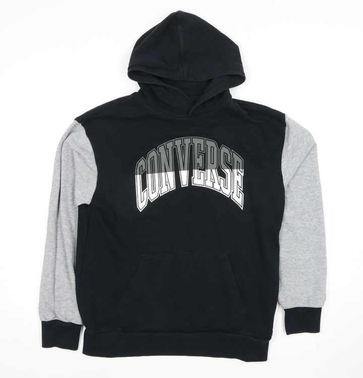 Converse Boys Black Pullover Hoodie XL - Logo Design