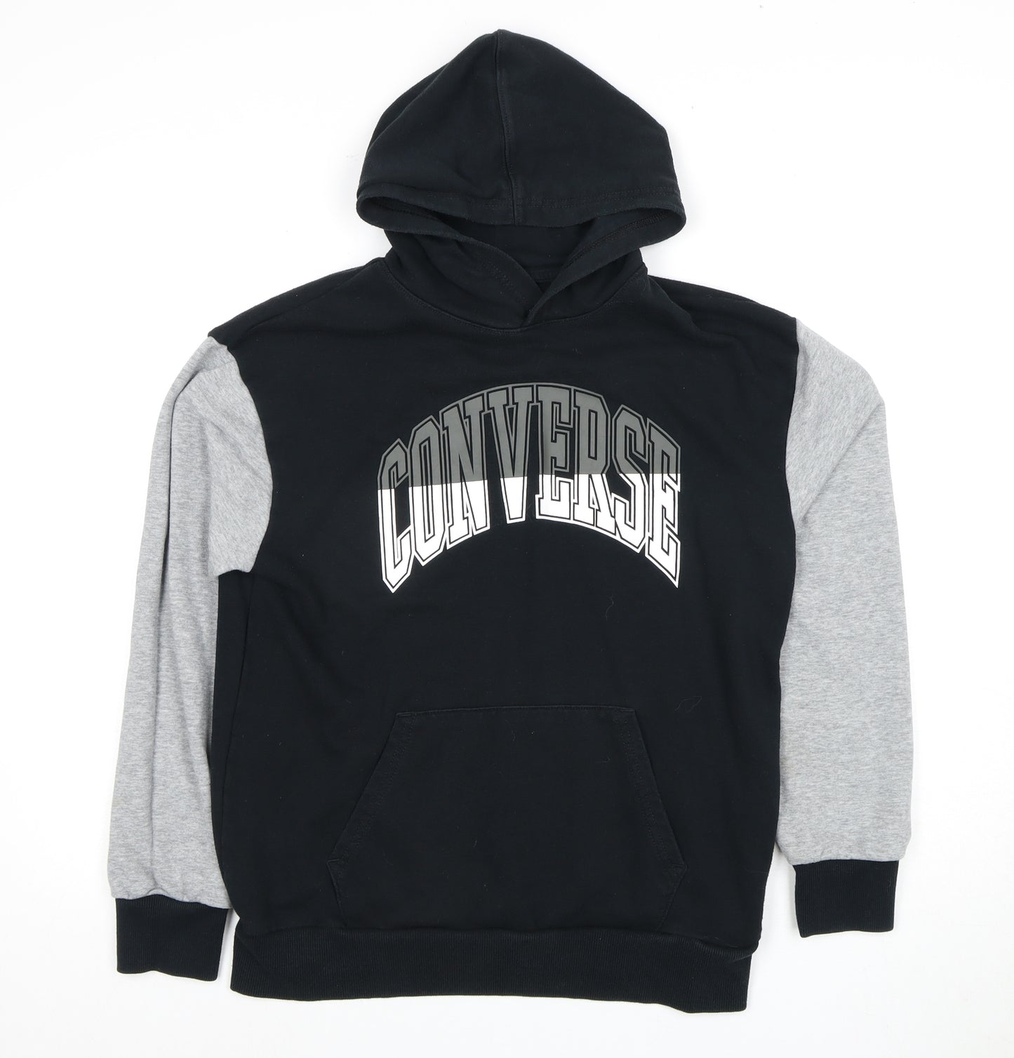 Converse Boys Black Pullover Hoodie XL - Logo Design