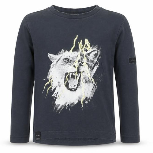 Regatta Boys Black Graphic Long Sleeve T-Shirt 3-4 Years