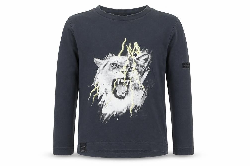 Regatta Boys Black Graphic Long Sleeve T-Shirt 3-4 Years