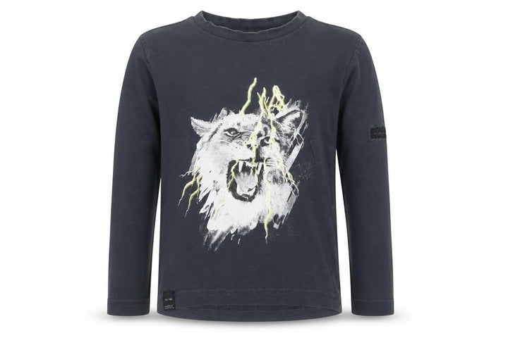 Regatta Boys Black Graphic Long Sleeve T-Shirt 3-4 Years