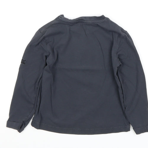 Regatta Boys Black Graphic Long Sleeve T-Shirt 3-4 Years
