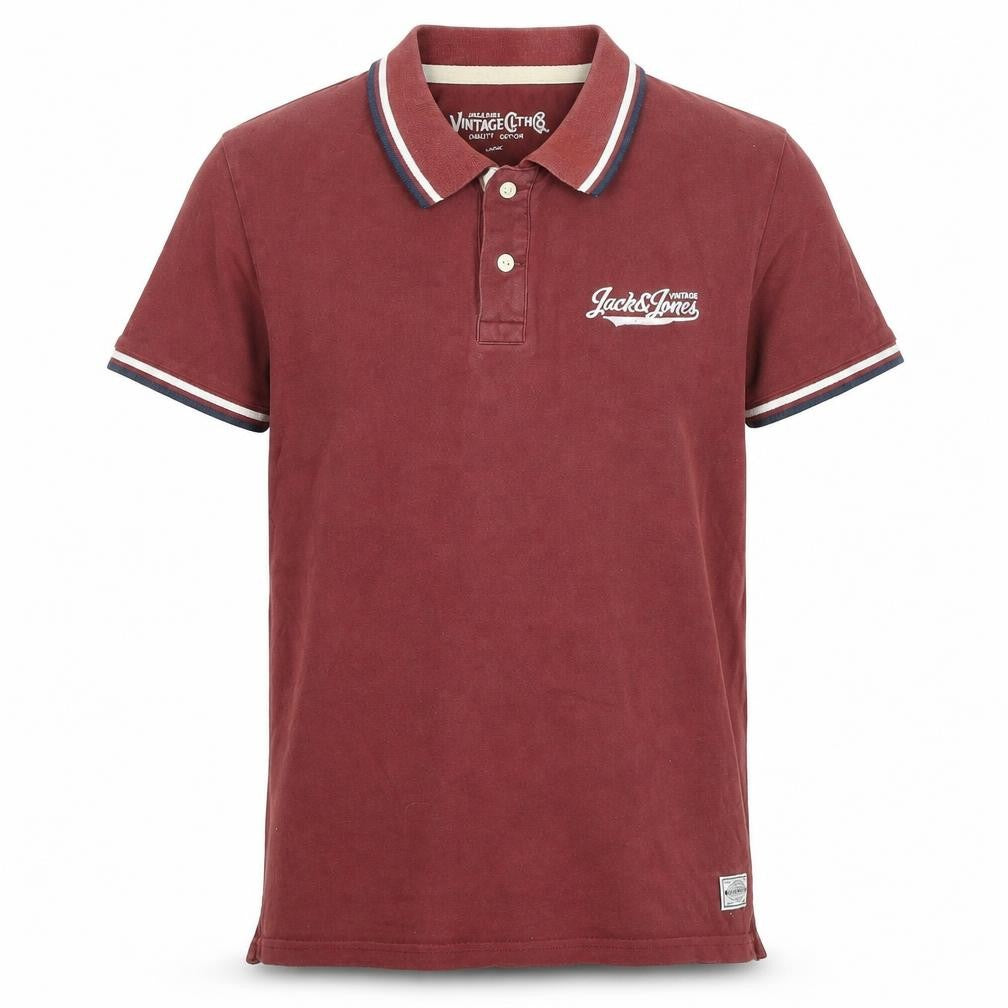 Jack & Jones Men's Red L Polo Shirt