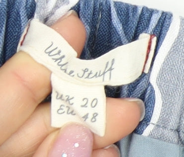 White Stuff Women's Multicoloured A-Line Skirt Size 20