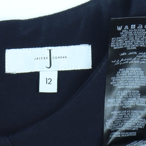 Jasper Conran Women's Black Sheath Dress Size 12